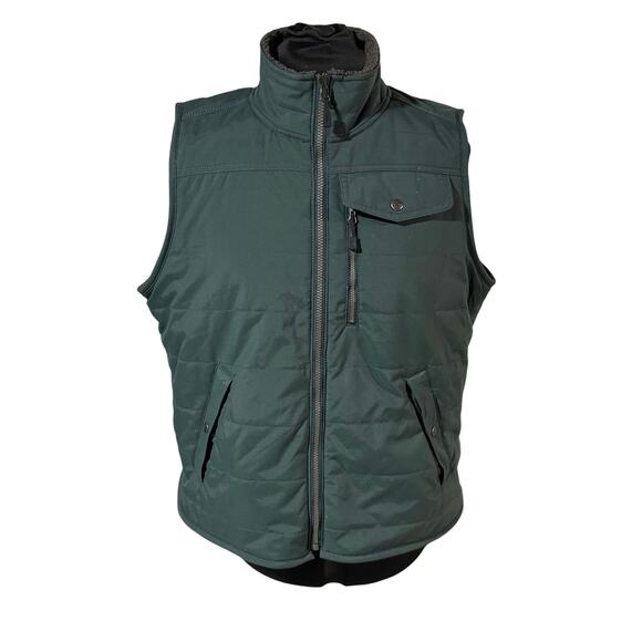 Carhartt Jackets & Blazers - Carhartt Women's Reversible Sherpa Quilted Vest Green Size XL/XXL Moss Workwear